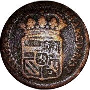 Netherlands Liard Charles II 1691 KM# 93.3 BVRG BRAB Z 1691 ARCD AVST coin obverse