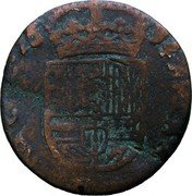 Netherlands Liard (Charles II) KM# 81.1 ARCHID ... coin reverse Netherlands Liard (Charles II) KM# 81.1 ARCHID ... coin reverse