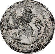 Netherlands Lion Daalder Utrecht Province 1640 KM# 30 CONFIDENS DNO NON MOVETVR 1649 coin reverse Netherlands Lion Daalder Utrecht Province 1640 KM# 30 CONFIDENS DNO NON MOVETVR 1649 coin reverse