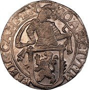 Netherlands Lion Daalder 1648 Lily KM# 42.2 Overijssel - Kampen City Standard Coinage MO ARG CIV IM P BELG CAMPEN coin obverse Netherlands Lion Daalder 1648 Lily KM# 42.2 Overijssel - Kampen City Standard Coinage MO ARG CIV IM P BELG CAMPEN coin obverse