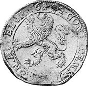 Netherlands Lion Daalder 1662 KM# 63.1 Overijssel - Deventer City Standard Coinage CONFIDENS DNO NON MOVETVR 16 62 coin reverse Netherlands Lion Daalder 1662 KM# 63.1 Overijssel - Deventer City Standard Coinage CONFIDENS DNO NON MOVETVR 16 62 coin reverse
