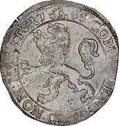 Netherlands Lion Daalder Overijssel. Deventer City 1666 Dog KM# 63.2 CONFIDENS DNO NON MOVETVR 16 66 coin reverse Netherlands Lion Daalder Overijssel. Deventer City 1666 Dog KM# 63.2 CONFIDENS DNO NON MOVETVR 16 66 coin reverse