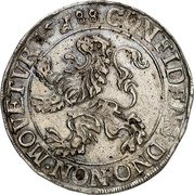 Netherlands Lion Daalder 1688 KM# 80 Overijssel - Deventer City Standard Coinage CONFIDENS DNO NON MOVETVR 1687 coin reverse Netherlands Lion Daalder 1688 KM# 80 Overijssel - Deventer City Standard Coinage CONFIDENS DNO NON MOVETVR 1687 coin reverse