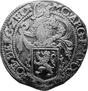 Netherlands Lion Daalder KM# 16 Zeeland Province Standard Coinage MO ARG PRO FOE BELG ZEL coin obverse Netherlands Lion Daalder KM# 16 Zeeland Province Standard Coinage MO ARG PRO FOE BELG ZEL coin obverse