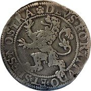 Netherlands Lion Daalder KM# 7 West Friesland Province Standard Coinage DEVS FORTITVDO ET SPES NOSTRA coin reverse Netherlands Lion Daalder KM# 7 West Friesland Province Standard Coinage DEVS FORTITVDO ET SPES NOSTRA coin reverse