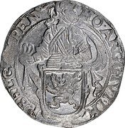 Netherlands Lion Daalder (Overijssel Knight Shield) KM# 35.2 MO ARGGIVI IMP BEL GAMPEN coin obverse Netherlands Lion Daalder (Overijssel Knight Shield) KM# 35.2 MO ARGGIVI IMP BEL GAMPEN coin obverse