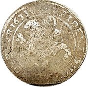 Netherlands Lion Daalder (West Friesland Province) KM# 14.1 CONFIDENS DNO NON MOVETVR 1633 coin reverse Netherlands Lion Daalder (West Friesland Province) KM# 14.1 CONFIDENS DNO NON MOVETVR 1633 coin reverse