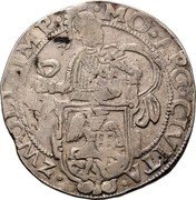 Netherlands Lion Daalder Overijssel St Michael 1639 KM# 38 MO NO ARG CIV VOL IMPER coin obverse Netherlands Lion Daalder Overijssel St Michael 1639 KM# 38 MO NO ARG CIV VOL IMPER coin obverse