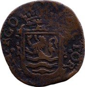 Netherlands Oord (Zeeland Province) KM# 5 LVCTOR ET EMERGO 1601 coin reverse