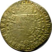 Netherlands Patagon Albert and Elizabeth 1619 KM# 35.3 ARCHID AVST DVCES BVRG BRAB Z 16 19 coin reverse Netherlands Patagon Albert and Elizabeth 1619 KM# 35.3 ARCHID AVST DVCES BVRG BRAB Z 16 19 coin reverse