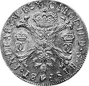 Netherlands Patagon Charles II 1700 KM# 107.1 CAROL II D G HISP ET INDIARUM REX coin obverse Netherlands Patagon Charles II 1700 KM# 107.1 CAROL II D G HISP ET INDIARUM REX coin obverse