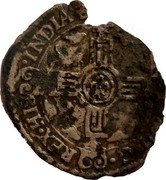 Netherlands Patard Charles II 1679 KM# 75 CAROL II D G REX HIS INDIA ZC coin obverse Netherlands Patard Charles II 1679 KM# 75 CAROL II D G REX HIS INDIA ZC coin obverse