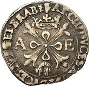 Netherlands Real Albert and Elizabeth ND KM# 25.1 ARCHIDVCES AVST DVCES BVRG ET BRAB Z A E coin reverse Netherlands Real Albert and Elizabeth ND KM# 25.1 ARCHIDVCES AVST DVCES BVRG ET BRAB Z A E coin reverse