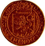 Netherlands Rider 1644 KM# 51 Overijssel - Zwolle Commune Standard Coinage ...DOMENE IN ..1644 coin reverse Netherlands Rider 1644 KM# 51 Overijssel - Zwolle Commune Standard Coinage ...DOMENE IN ..1644 coin reverse