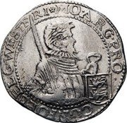 Netherlands Rijksdaalder 1621 Rosette KM# 15.1 West Friesland Province Standard Coinage CONCORDIA RES PARVAE CRESCUNT coin obverse Netherlands Rijksdaalder 1621 Rosette KM# 15.1 West Friesland Province Standard Coinage CONCORDIA RES PARVAE CRESCUNT coin obverse