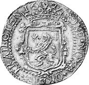 Netherlands Roosschelling 1627 KM# 8 Utrecht Province MONE NOVA ORDIN TRAIECTEN 1627 coin obverse Netherlands Roosschelling 1627 KM# 8 Utrecht Province MONE NOVA ORDIN TRAIECTEN 1627 coin obverse