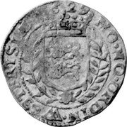 Netherlands Roosschelling KM# 5.1 West Friesland Province Standard Coinage MO NO ORDIN WESTFRISAE 1629 coin obverse Netherlands Roosschelling KM# 5.1 West Friesland Province Standard Coinage MO NO ORDIN WESTFRISAE 1629 coin obverse