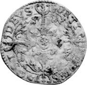 Netherlands Roosschelling KM# 5.1 West Friesland Province Standard Coinage DEVS FORTI ET SPES NOSTR coin reverse Netherlands Roosschelling KM# 5.1 West Friesland Province Standard Coinage DEVS FORTI ET SPES NOSTR coin reverse