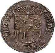 Netherlands Schilling of 4 Stuivers Anna van der Marck ND KM# 8 AN NA D G AB IN TH OREN CO DM coin obverse