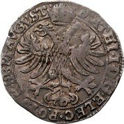 Netherlands Schilling of 4 Stuivers Anna van der Marck ND KM# 8 MATHI I D G ELEC RO IMP SEM AVGVST coin reverse