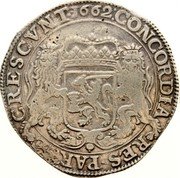 Netherlands Silver Rider 1662 KM# 62.1 Overijssel - Deventer City Standard Coinage CONCORDIA RES PARVAE CRESCVNT 1662 coin reverse Netherlands Silver Rider 1662 KM# 62.1 Overijssel - Deventer City Standard Coinage CONCORDIA RES PARVAE CRESCVNT 1662 coin reverse