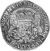 Netherlands Rider 1665 KM# 46.1 Utrecht Province CONCORDIA RES PARVAE CRESCVNT 1665 coin reverse Netherlands Rider 1665 KM# 46.1 Utrecht Province CONCORDIA RES PARVAE CRESCVNT 1665 coin reverse