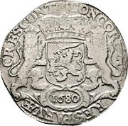 Netherlands Silver Rider 1680 Rossete KM# 63 Utrecht Province coin reverse Netherlands Silver Rider 1680 Rossete KM# 63 Utrecht Province coin reverse