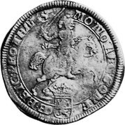 Netherlands Silver Rider (Knight on Horseback) KM# 35 MO NO ARG CONFOE BELG PRO TRAIEC coin obverse Netherlands Silver Rider (Knight on Horseback) KM# 35 MO NO ARG CONFOE BELG PRO TRAIEC coin obverse