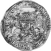 Netherlands Rider KM# 62.2 Overijssel - Deventer City Standard Coinage CONCORDIA RES PARVAE RESCVNT coin reverse