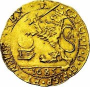 Netherlands Souverain D'or Charles II 1685 KM# 65 CAROL II D G HISP ET INDIAR REX 1685 coin obverse Netherlands Souverain D'or Charles II 1685 KM# 65 CAROL II D G HISP ET INDIAR REX 1685 coin obverse