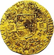 Netherlands Souverain D'or Charles II 1685 KM# 65 ARCHID AVST DVX BVRG CO FLAN Z coin reverse Netherlands Souverain D'or Charles II 1685 KM# 65 ARCHID AVST DVX BVRG CO FLAN Z coin reverse