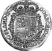 Netherlands Souverain D'or Archduke Carlos III 1700 KM# 103 17 OO ARCHID AVST DVX BVRG C FLAND ZC coin reverse Netherlands Souverain D'or Archduke Carlos III 1700 KM# 103 17 OO ARCHID AVST DVX BVRG C FLAND ZC coin reverse