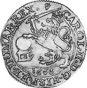 Netherlands Souverain ou Lion D'or Charles II 1666 KM# 80.1 CAROL II D G HISP ET INDIAR REX 1666 coin obverse Netherlands Souverain ou Lion D'or Charles II 1666 KM# 80.1 CAROL II D G HISP ET INDIAR REX 1666 coin obverse