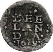 Netherlands Stuiver 1619 KM# 28 Holland Province Standard Coinage coin reverse Netherlands Stuiver 1619 KM# 28 Holland Province Standard Coinage coin reverse