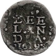Netherlands Stuiver 1619 KM# 28 Zeeland Province Standard Coinage coin reverse Netherlands Stuiver 1619 KM# 28 Zeeland Province Standard Coinage coin reverse