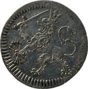 Netherlands Stuiver 1673 KM# 60 West Friesland Provincial Coinage coin obverse Netherlands Stuiver 1673 KM# 60 West Friesland Provincial Coinage coin obverse
