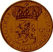 Netherlands 1/2 Gulden (10 Stuivers) 1740 KM# 100a Utrecht Province Standard Coinage MO ARG ORD FOED BELG TRAI 1/2 GL coin obverse