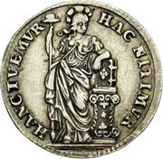 Netherlands 10 Stuivers (1/2 Gulden) Standing Figure Holland Province 1751 KM# 95.3 HANCTVEMVR HAC NITIMVR coin reverse Netherlands 10 Stuivers (1/2 Gulden) Standing Figure Holland Province 1751 KM# 95.3 HANCTVEMVR HAC NITIMVR coin reverse