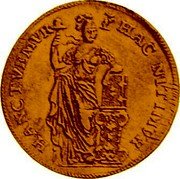 Netherlands 10 Stuivers 1761 KM# 94a Gelderland Province Standart Coinage HANC TVEMVR HAC NITIMVR coin reverse