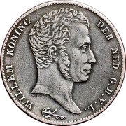 Netherlands 1/2 Gulden William 1819 KM# 54 WILLEM KONING DER NEDERLANDEN G.H.V.L. coin obverse Netherlands 1/2 Gulden William 1819 KM# 54 WILLEM KONING DER NEDERLANDEN G.H.V.L. coin obverse