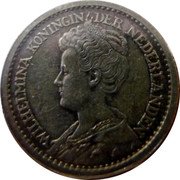 Netherlands 1/2 Gulden Wilhelmina 1913 KM# 147 WILHELMINA KONINGIN DER NEDERLANDEN coin obverse Netherlands 1/2 Gulden Wilhelmina 1913 KM# 147 WILHELMINA KONINGIN DER NEDERLANDEN coin obverse