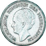 Netherlands 1/2 Gulden Wilhelmina 1929 3 pearls diadem under GI KM# 160 WILHELMINA KONINGIN DER NEDERLANDEN coin obverse Netherlands 1/2 Gulden Wilhelmina 1929 3 pearls diadem under GI KM# 160 WILHELMINA KONINGIN DER NEDERLANDEN coin obverse