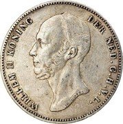 Netherlands 1/2 Gulden Willem II 1847 Sword KM# 73.1 WILLEM II KONING - DER NEDERLANDEN G.H.V.L. coin obverse Netherlands 1/2 Gulden Willem II 1847 Sword KM# 73.1 WILLEM II KONING - DER NEDERLANDEN G.H.V.L. coin obverse