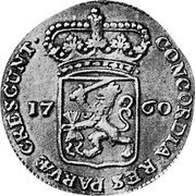 Netherlands 1/2 Silver Ducat 1760 KM# 51.2 Zeelandia Province Standard Coinage CONCORDIA RES PARVÆ CRESCUNT 1760 coin reverse Netherlands 1/2 Silver Ducat 1760 KM# 51.2 Zeelandia Province Standard Coinage CONCORDIA RES PARVÆ CRESCUNT 1760 coin reverse