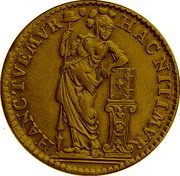 Netherlands 1/4 Gulden (5 Stuivers) Standing Figure Utrecht 1758 KM# 113a HANC TVEMVR HAC NITIMVR coin reverse Netherlands 1/4 Gulden (5 Stuivers) Standing Figure Utrecht 1758 KM# 113a HANC TVEMVR HAC NITIMVR coin reverse