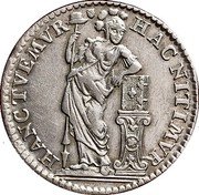 Netherlands 1/4 Gulden (5 Stuivers) 1758 KM# 113 Utrecht Province Standard Coinage HAC NITIMVR - HANC TVEMVR coin reverse Netherlands 1/4 Gulden (5 Stuivers) 1758 KM# 113 Utrecht Province Standard Coinage HAC NITIMVR - HANC TVEMVR coin reverse