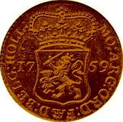 Netherlands 1/4 Gulden (5 Stuivers) Standing Figure Holland Province 1759 KM# 100a MO ARG ORD FÆD GELG HOLL 1759 coin obverse Netherlands 1/4 Gulden (5 Stuivers) Standing Figure Holland Province 1759 KM# 100a MO ARG ORD FÆD GELG HOLL 1759 coin obverse