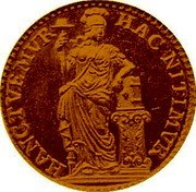Netherlands 1/4 Gulden (5 Stuivers) Standing Figure Holland Province 1759 KM# 100a HAC NITIMVR HANC TVEMVR coin reverse Netherlands 1/4 Gulden (5 Stuivers) Standing Figure Holland Province 1759 KM# 100a HAC NITIMVR HANC TVEMVR coin reverse