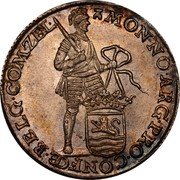 Netherlands 1/8 Ducat 1768 KM# 98 Zeelandia Province Standard Coinage MON NO ARG PRO CONFOE BELG COM ZEL coin obverse Netherlands 1/8 Ducat 1768 KM# 98 Zeelandia Province Standard Coinage MON NO ARG PRO CONFOE BELG COM ZEL coin obverse
