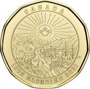 Canada Dollar (Klondike 125 years) CANADA JV 1896 KLONDIKE 2021 coin reverse Canada Dollar (Klondike 125 years) CANADA JV 1896 KLONDIKE 2021 coin reverse